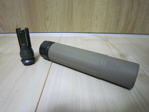 メーカー不明 DEAD AIR SANDMANタイプ サイレンサー M/FDE マルイ次世代電動ガンurg-imk18mod.1sopmodsocomm4m16hk416hk417mk17