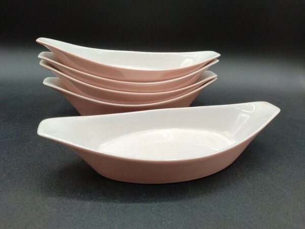 昭和レトロ グラタン皿 東洋陶器 Toyotoki cosmos 5枚 食器 洋食器