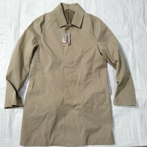 EDIFICE　belesto water repellent coat　エディフィス　ベレスト　ベージュ　撥水加工　ステンカラー　コート　ステンカラーコート　48　M_画像1