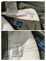 Polo by RALPH LAUREN　ポロ　ラルフローレン　ヘリンボーンツイル　hbt 13スター　ボタン　ユーティリティ　トラウザーズ　RRL 軍パン　_画像7