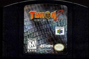  за границей ограниченая версия иностранная версия NINTENDO 64 violence killer Turok 2 Seeds Of Evil