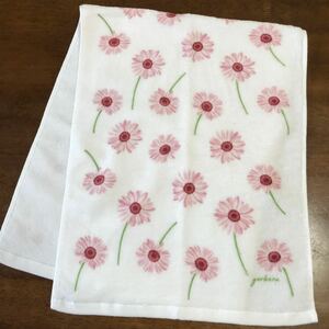  новый товар полотенце для лица Северная Европа способ цветочный принт нет . нить хлопок 100% ( гербера ) сделано в Японии 