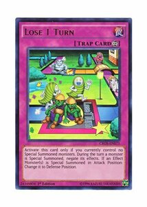 【中古】 遊戯王 英語版 CROS-EN075 Lose 1 Turn 一回休み (ウルトラレア) 1st Editio