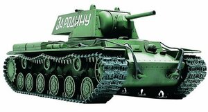 【中古】 タミヤ 1/48 ミリタリーミニチュアシリーズ No.35 ソビエト KV-1 重戦車