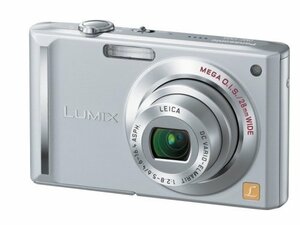 【中古】 パナソニック デジタルカメラ LUMIX (ルミックス) プレシャスシルバー DMC-FX55-S