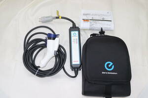  Nissan leaf LEAF AZE0 charge cable [29690 3NK5E] charge code [ exclusive use bag attached ] approximately 7.5m 200V used 23 jpy selling out electric automobile ⅲ