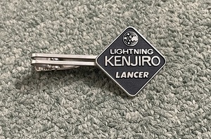 三菱自動車 篠塚建次郎 サザンクロスラリー タイピン LIGHTNING KENJIRO 希少当時物 ランサー A73 旧車 サターン 4G32 RALLIART COLTSPEED