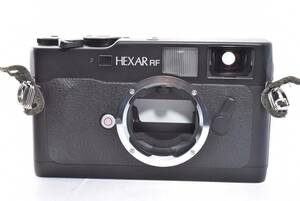 ★新品級★Konica コニカ Hexar ヘキサー RF Black 35mm Rangefinder Film Camera ★動作OK★ #c248
