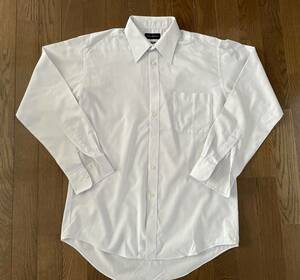 KANSAI YAMAMOTO ストライプシャツ　ホワイト×グレー