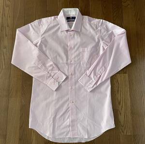 PERSON’S FOR MEN　ストライプシャツ　ピンク×ホワイト　サイズ　４１－８６