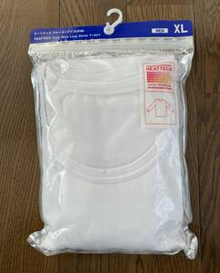 8 新品未使用　UNIQLO　ユニクロ　HEATTECH　ヒートテック　９分袖　クルーネックTシャツ　ホワイト　サイズ　XL