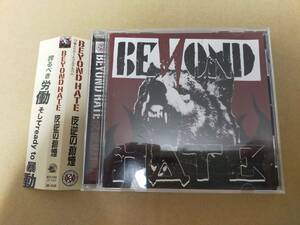 即決　帯付き　CD　BEYOND HATE　ビヨンドヘイト　反逆の狼煙　スキンズ