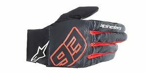 アルパインスターズ(Alpinestars) バイクグローブ ブラック/タールグレー/ブライトレッド (サイズ:2XL) ARAGON