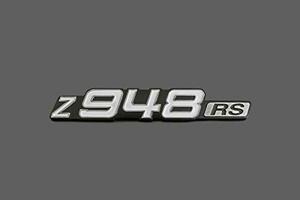 PMC(ピーエムシー) サイドカバー エンブレム Z900RS 「Z948RS」文字 左右共通 1枚 189-1031