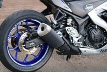 AxxL バイク 17インチ カスタム リムステッカー ヤマハレーシング SP6-Y (ブルー) YAMAHA_画像4