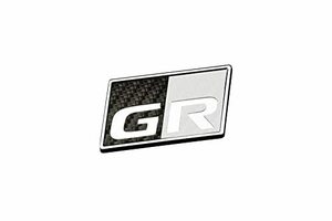 グラージオ Grazio&Co. GR86用 カーボンルック GRプレート フロント用 DESIGN-C BK*WH