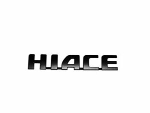 マットブラック ハイエース(200系) HIACE カーネームエンブレム