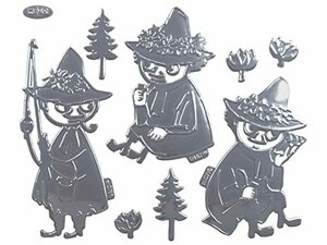 明邦(Meiho) メイホウ MOOMIN スナフキン エンブレムステッカー ラージ シルバー FS075