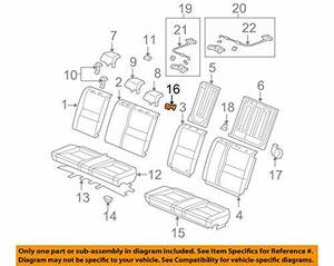 HONDA (ホンダ) 純正部品 ブラケツトASSY. R.リヤーシート シビック 4D 品番82290-SNA-A01