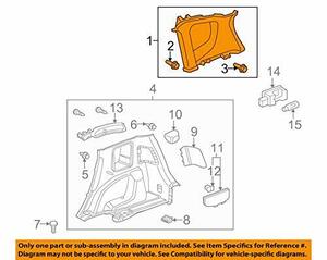 HONDA (ホンダ) 純正部品 ガーニツシユASSY. L.クオーターピラー フィット フィット ハイブリッド