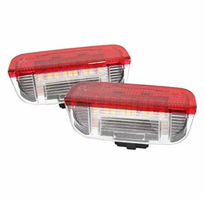 VW ドア カーテシ ランプ ライト LED 18個ｘ2 ゴルフ5 1K ゴルフ6 5K ゴルフプラス ジェッタ 1K パサートヴァリアント 3C パサートCC B6