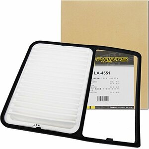 G-PARTS エアーフィルター (トヨタ/ｂＢ) LA-4551 【型式 DBA-QNC20・21・25 初年 05/12-10/07】【型式 CBA-QNC20・21・25 初年