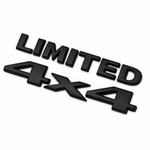 Dsycar 3Dデカール クロームロゴ 4 X 4 ”LIMITED” エンブレムロゴ ステッカー ネームプレート バッジ デコレーション