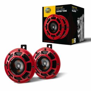 ヘラ HELLA 003399801 Supertone 12Vハイトーン/ロートーンツインホーンキット（3AG 003 399-801）