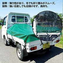 トラック幌 軽トラック幌 軽トラシート 荷台カバー 荷台シート 軽トラ荷台保護シート PVC素材 防水_画像3