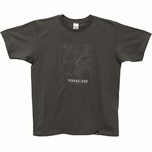 TAICHI(RSタイチ) コットン 5オンス MAP T-SHIRT RSU100 CHARCOAL L