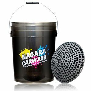 【ながら洗車】バケツ ＋ グリッドガード セット 「形から入って心に至る。」20L 大容量 Snow Bucket 用 どこでも洗車 洗車場 キャンプ