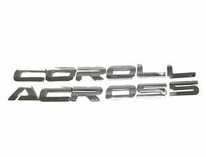 MEKOMEKO 新型 トヨタ カローラクロス 専用 のための 3Dメタルハイブリッド車のステッカーエンブレムバッジのロゴ COROLLA CROSS