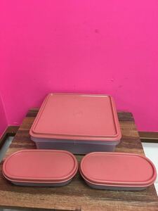 Tupperware タッパーウェア 保存容器 3個セット