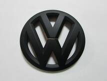 VW フォルクスワーゲン ゴルフ7 リア エンブレム カバー マットブラック 被せタイプ MK7 GTI_画像1