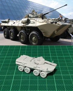 1/144 未組立 Russian BTR90 Armored Fighting Vehicle Resin Kit (S2926)