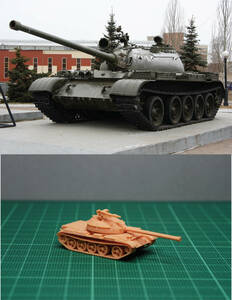 1/144 未組立 Russian T-54 Main Battle Tank Resin Kit (S2913)