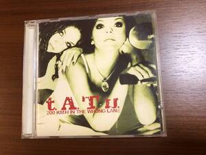 ★ 中古 CD　t.A.T.u.　 200 Km/H in the Wrong Lane (レンタル落ちではありません) 