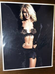 * yellowtail Tony s Piaa -z(Britney Spears) autograph attaching photograph certificate COA attaching 12