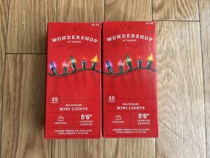 WONDERSHOP クリスマスライト マルチカラーミニライト 電飾 イルミネーション