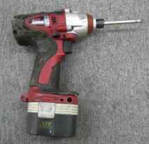 Y522Yちょる【電動工具】RYOBI　充電式インパクトドライバ　BID-1225　純正バッテリー B-1203F2 12V　充電器　BC-1202　動作確認済　DIY_画像5