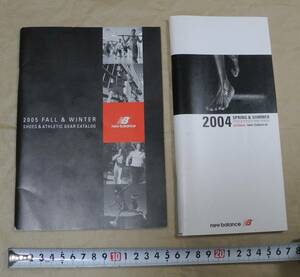 newbalance カタログ 2冊セット 2004 S/S & 2005 F/W ニューバランス 冊子 catalog M2001 M991 made in UK made in usa