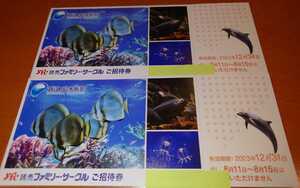 ★送料無料 新江ノ島水族館 ご招待券 ペア（2枚）セット 有効期限2023年12月31日まで 