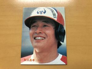 カルビープロ野球カード 1987年 梨田昌孝(近鉄) No.61