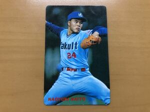 カルビープロ野球カード 1990年 内藤尚行(ヤクルトスワローズ) No.65