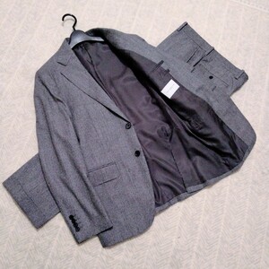 ★美品★URBAN RESEARCH DOORS セットアップ 48サイズ 千鳥格子 スーツ ウール カノニコ Super120s M-L