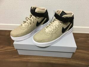 NIKE AIR FORCE ONE '07 MID LTHR PRM　ナイキ エアフォースワン US8W JP25cm