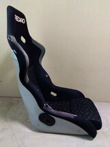 ★★★【江戸川区手渡し限定 発送不可】★★★ RECARO レカロ SP-G バケットシート 背面銀ラメ【中古品】_画像3