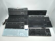 【未検品・ジャンク】 パソコン キーボード 約9点まとめ売り HP/NPET/Huntsman/HyperX/ゲーミングキーボード 他 [10-3] No.8692_画像1