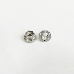 ホイール ヘックス ハブ 6穴 (12mm Hex / 12mm厚 / シルバー) 2個セット RCロッククローラー ラジコン ビードロックホイール ☆送料込み #1