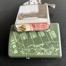 未使用品　ZIPPO ジッポ　D-DAY 前面加工 カーキ　★13_画像6